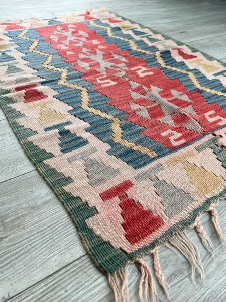 El Dokumasi Halı Kilim Yolluk Paspas Ölçü 121X78 Cm