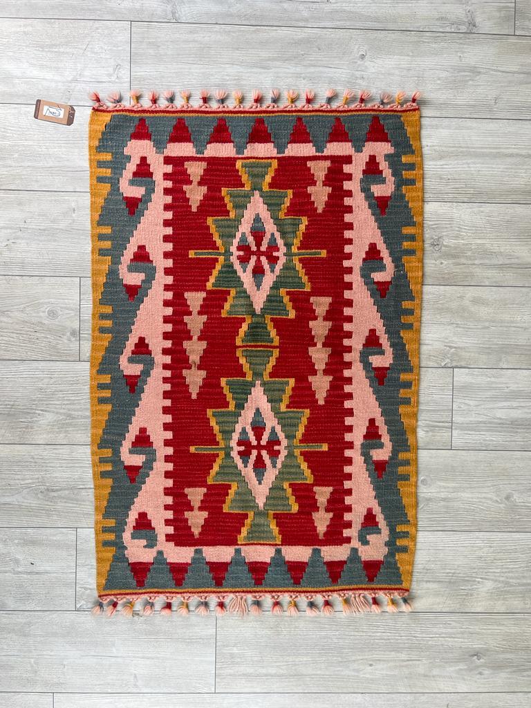 El Dokumasi Halı Kilim Yolluk Paspas Ölçü 115X77,5 Cm