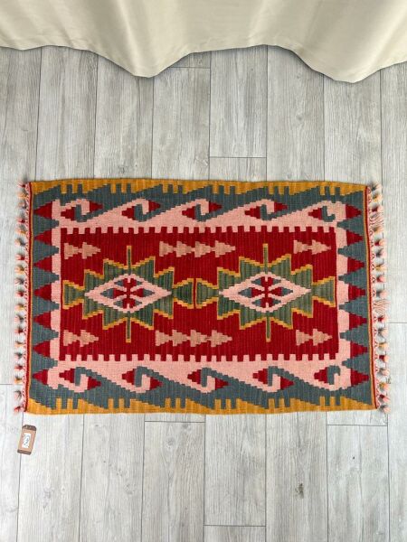 El Dokumasi Halı Kilim Yolluk Paspas Ölçü 115X77,5 Cm