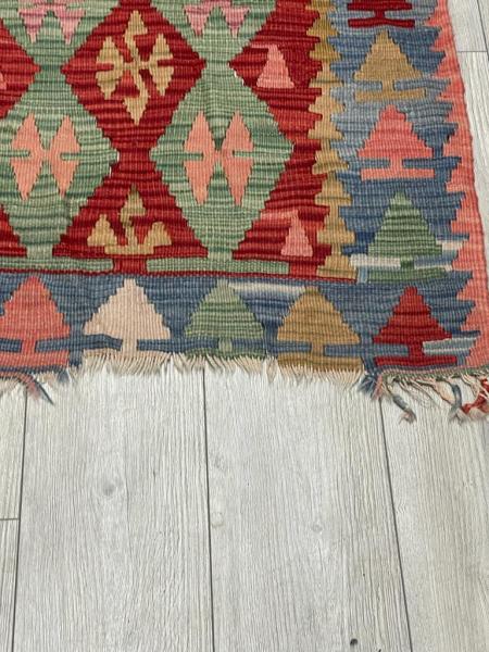 Vintage El Dokuma Halı (Traşli)Kullanima Hazir Aoa Ölçü 118Cmx160Cm
