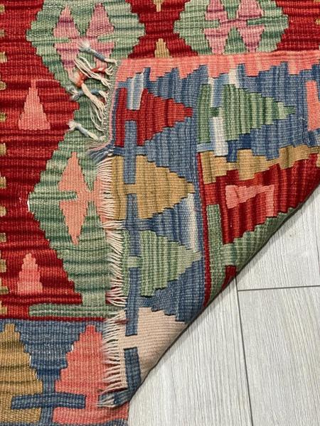 Vintage El Dokuma Halı (Traşli)Kullanima Hazir Aoa Ölçü 118Cmx160Cm