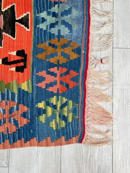 El Dokumasi Halı Kilim Yolluk Paspas Ölçü 109X100 Cm