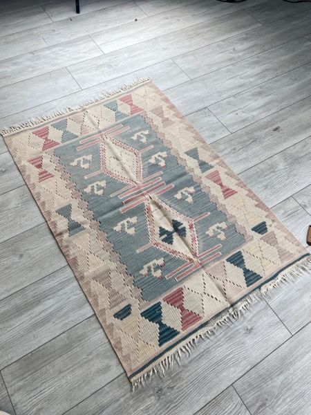 El Dokumasi Halı Kilim Yolluk Paspas Ölçü 111X77 Cm