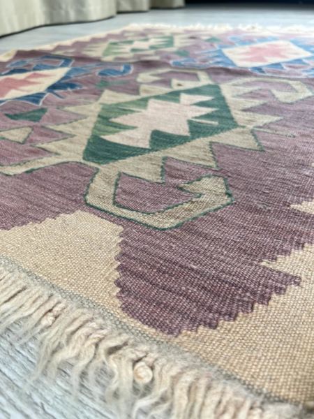 El Dokumasi Halı Kilim Yolluk Paspas Ölçü 112X89 Cm