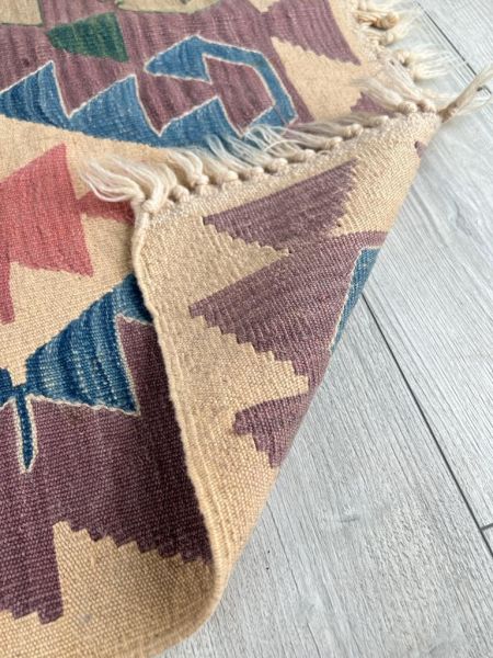 El Dokumasi Halı Kilim Yolluk Paspas Ölçü 112X89 Cm