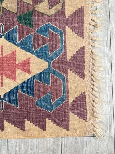 El Dokumasi Halı Kilim Yolluk Paspas Ölçü 112X89 Cm