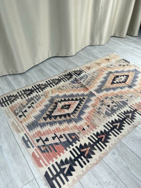 El Dokumasi Halı Kilim Yolluk Paspas Ölçü 148X96 Cm