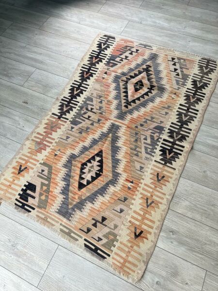 El Dokumasi Halı Kilim Yolluk Paspas Ölçü 148X96 Cm