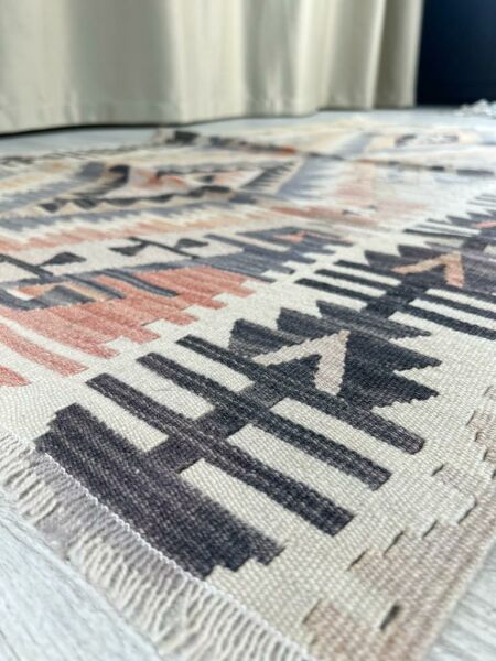 El Dokumasi Halı Kilim Yolluk Paspas Ölçü 148X96 Cm