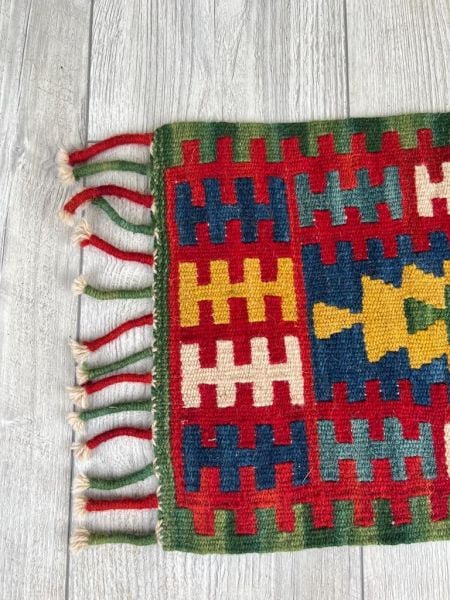 El Dokumasi Halı Kilim Yolluk Paspas Ölçü 46X30 Cm