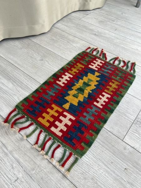 El Dokumasi Halı Kilim Yolluk Paspas Ölçü 46X30 Cm