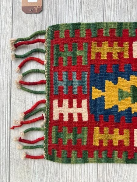 El Dokumasi Halı Kilim Yolluk Paspas Ölçü 46X30 Cm