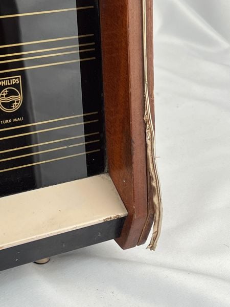 Antika Philips Radyo Ölçü 57,5X24 Cm H 24,5 Cm