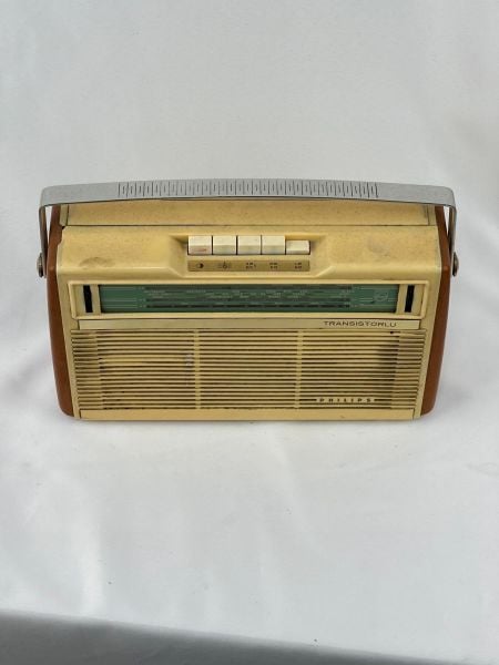 Antika Philips Radyo Ölçü 30X9 Cm H 19 Cm