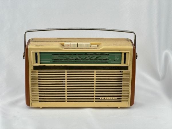Antika Philips Radyo Ölçü 30X9 Cm H 19 Cm