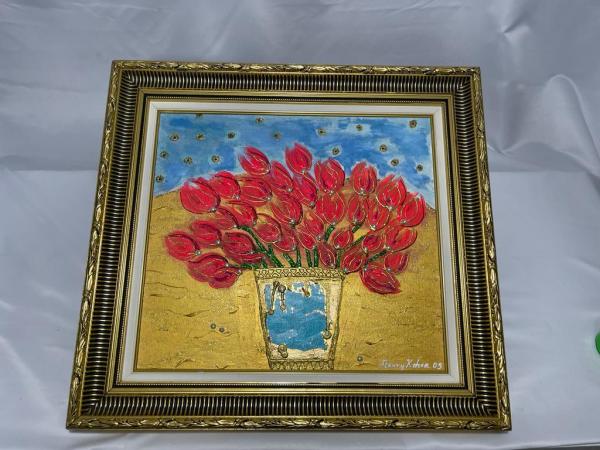 İmzali Yağlı Boya Tablo Aoa Ölçü 66X62Cm