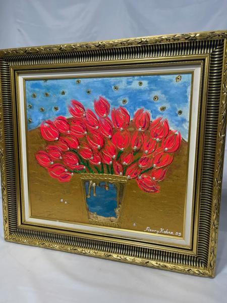 İmzali Yağlı Boya Tablo Aoa Ölçü 66X62Cm