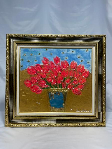İmzali Yağlı Boya Tablo Aoa Ölçü 66X62Cm