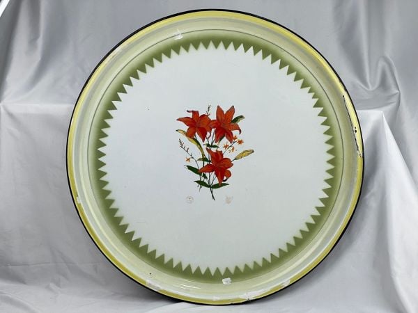 Nostalji Emaye Büyük Sini Ölçü 116X5,5 Cm