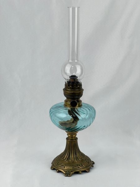 Nostaljik Antika Gaz Lambasi Ölçü Çap 15 Cm H 53 Cm