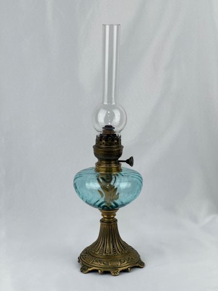 Nostaljik Antika Gaz Lambasi Ölçü Çap 15 Cm H 53 Cm