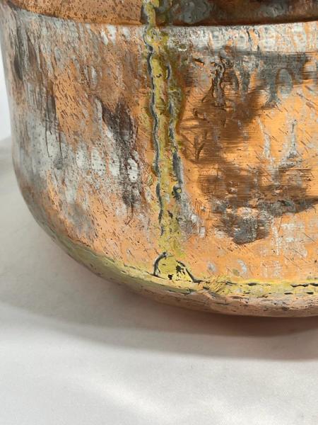 Farkli Formda El Dövme Bakır Helke Aoa Ölçü 26 Cm Çapi 22 Cm Yüksekligi