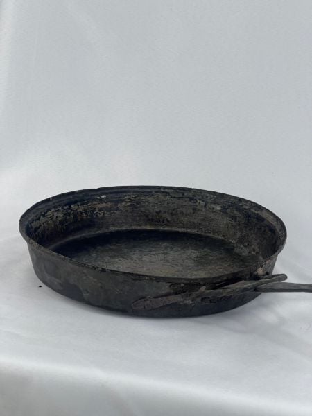 Antika Bakır Tava Ölçü 53X32,5 Cm H 7 Cm