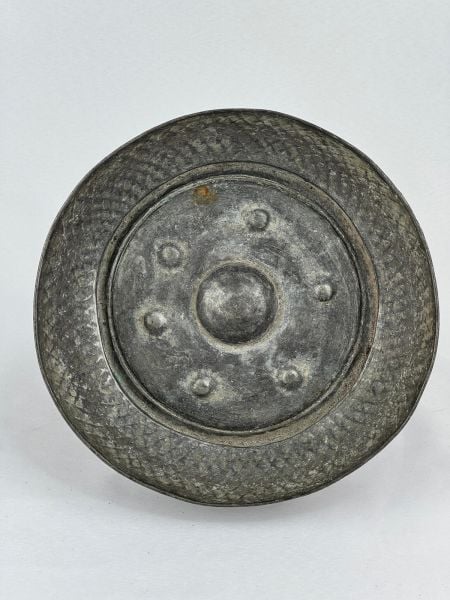 Antika Bakır Tas Ölçü Çap 23,5 Cm H 6 Cm