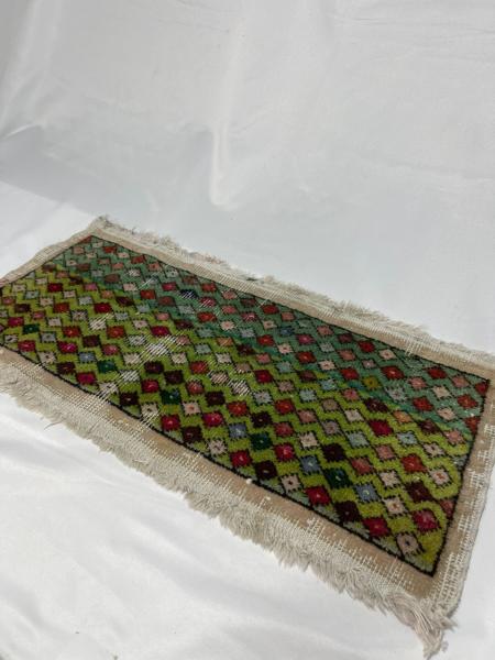 Vintage El Dokuma Halı Aoa Ölçü 77X35Cm