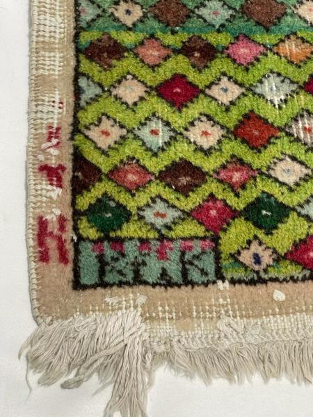 Vintage El Dokuma Halı Aoa Ölçü 77X35Cm