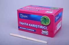 Ahşap Çay Kariştiricisi kağıtsiz Tropic