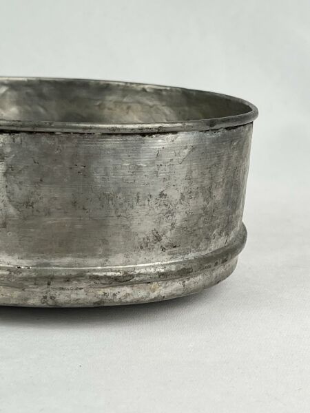 Antika Bakır Tas Ölçü Çap 15 Cm H 19 Cm