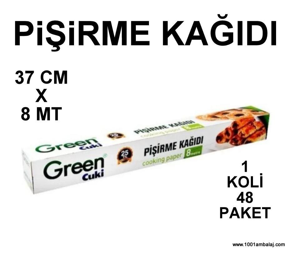 Pişirme Kağıdı 37 Cm X 8 Metre Green 48 Paket 1 Koli