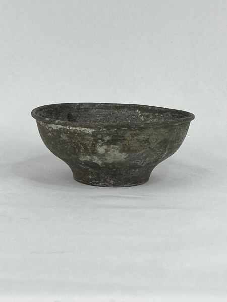 Antika Bakır Tas Ölçü Çap 14 Cm H 6 Cm