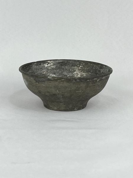 Antika Bakır Tas Ölçü Çap 14 Cm H 6 Cm