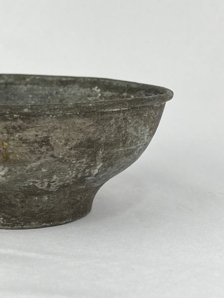Antika Bakır Tas Ölçü Çap 14 Cm H 6 Cm
