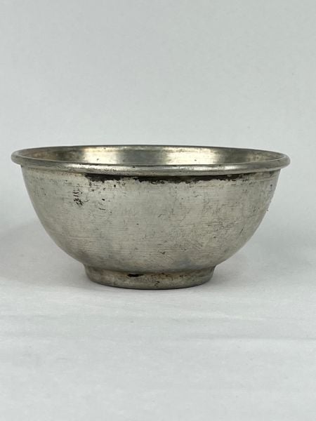 Antika Bakır Tas Ölçü Çap 15 Cm H 7 Cm