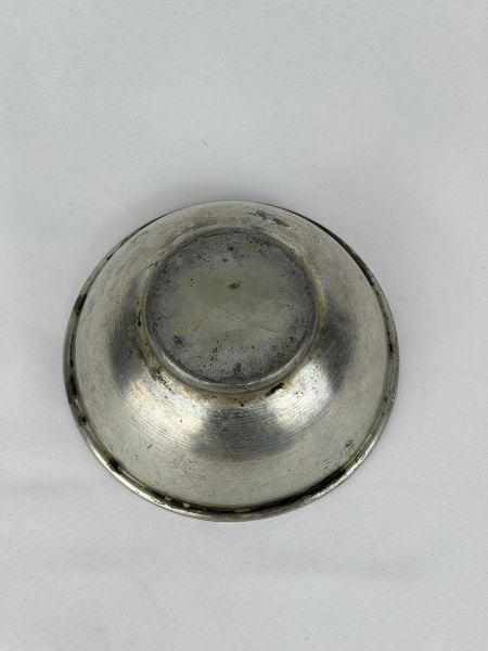 Antika Bakır Tas Ölçü Çap 15 Cm H 7 Cm