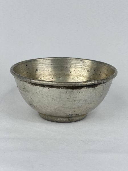 Antika Bakır Tas Ölçü Çap 15 Cm H 7 Cm