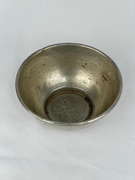 Antika Bakır Tas Ölçü Çap 15 Cm H 7 Cm
