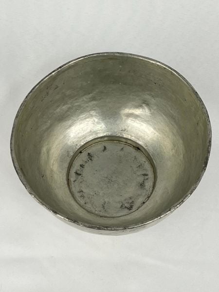 Antika Bakır Tas Ölçü Çap 17 Cm H 9 Cm