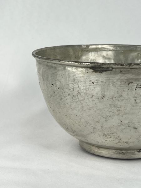 Antika Bakır Tas Ölçü Çap 17 Cm H 9 Cm