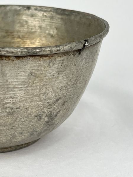 Antika Bakır Tas Ölçü Çap 18 Cm H 9 Cm