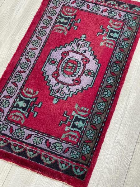 Vintage Yastik Boy Yün Halı 93X49 Cm Aoa Ölçü 93X49Cm