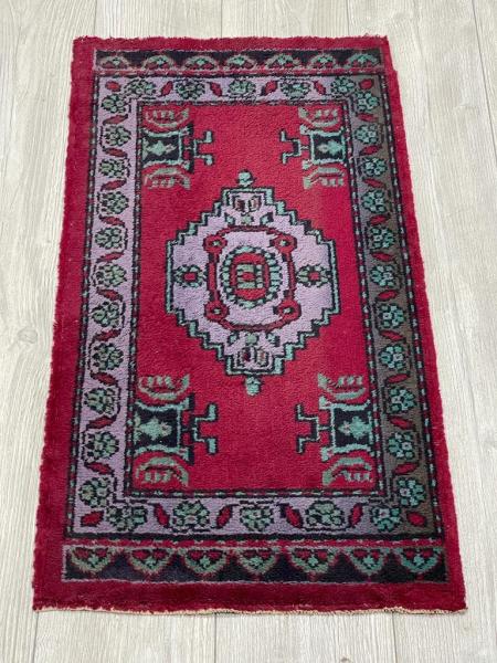 Vintage Yastik Boy Yün Halı 93X49 Cm Aoa Ölçü 93X49Cm