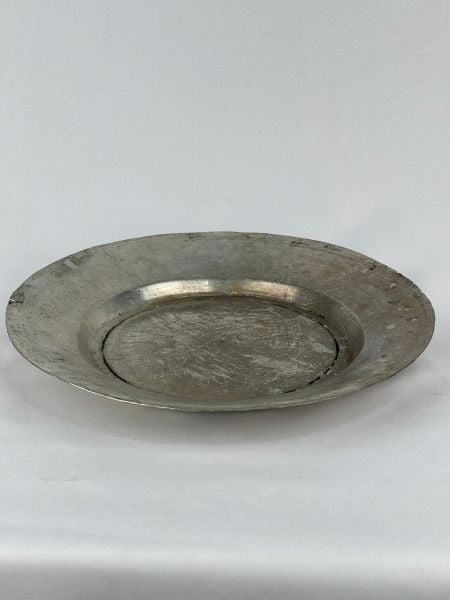 Antika Bakır Tabak Ölçü Çap 26,5 Cm H 3 Cm