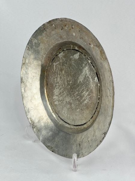 Antika Bakır Tabak Ölçü Çap 26,5 Cm H 3 Cm