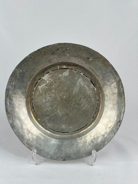 Antika Bakır Tabak Ölçü Çap 26,5 Cm H 3 Cm