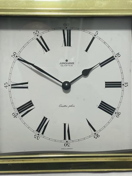 Vintage Junghans Quarts W 772 1970 Model Ding Dong Saat ( Çalişiyor) Aoa Ölçü 25X25Cm