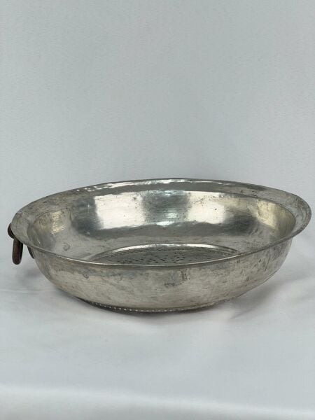 Antika Bakır Süzgeç Ölçü Çap 33 Cm H 9 Cm